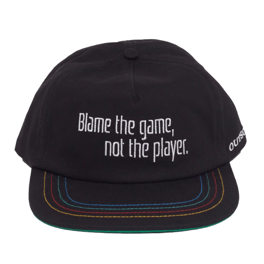 'BLAME THE GAME' BLACK CAP